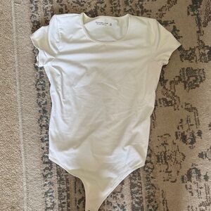 Abercrombie & Fitch white  Bodysuit